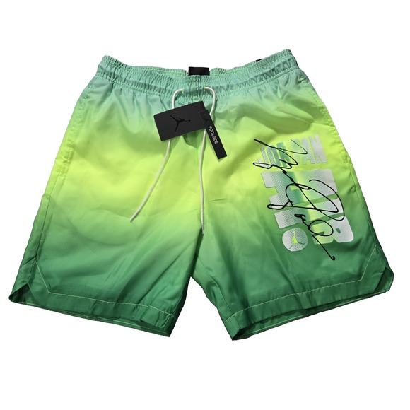 NIKE Air Jordan Poolside Shorts Mens NWT Size Small Swim Mesh-Lined - Picture 1 of 16